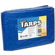 Harpster Of Philipsburg 16 ft x 20 ft Light Duty Tarp, Blue, High-Density Polyethylene B16x20